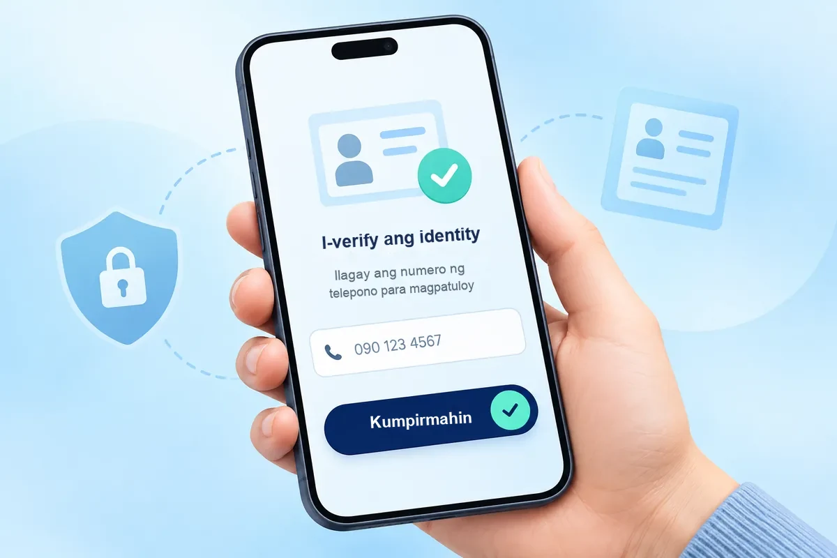 Ang tatanggap sa Taiwan ay nagve-verify sa EZ Way app bago ma-clear sa customs ang padala