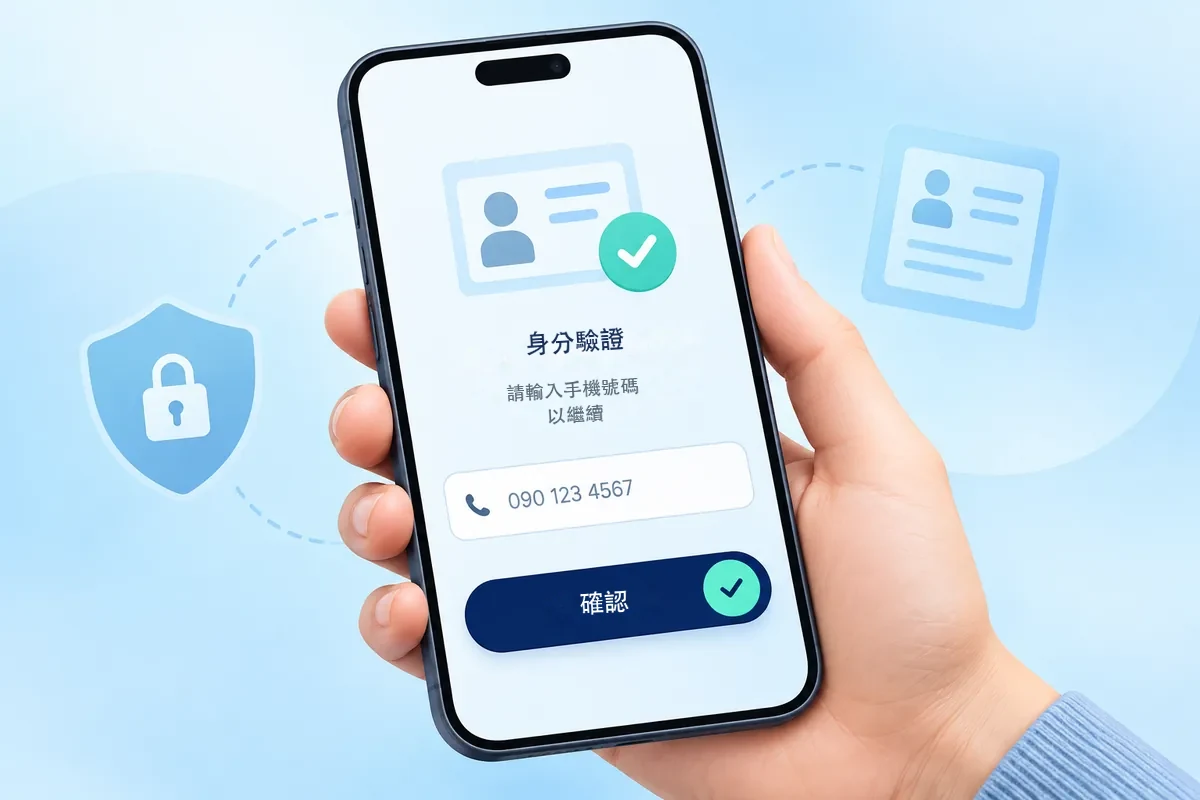 台灣收件人在貨物通關前於 EZ Way 易利委 App 完成認證