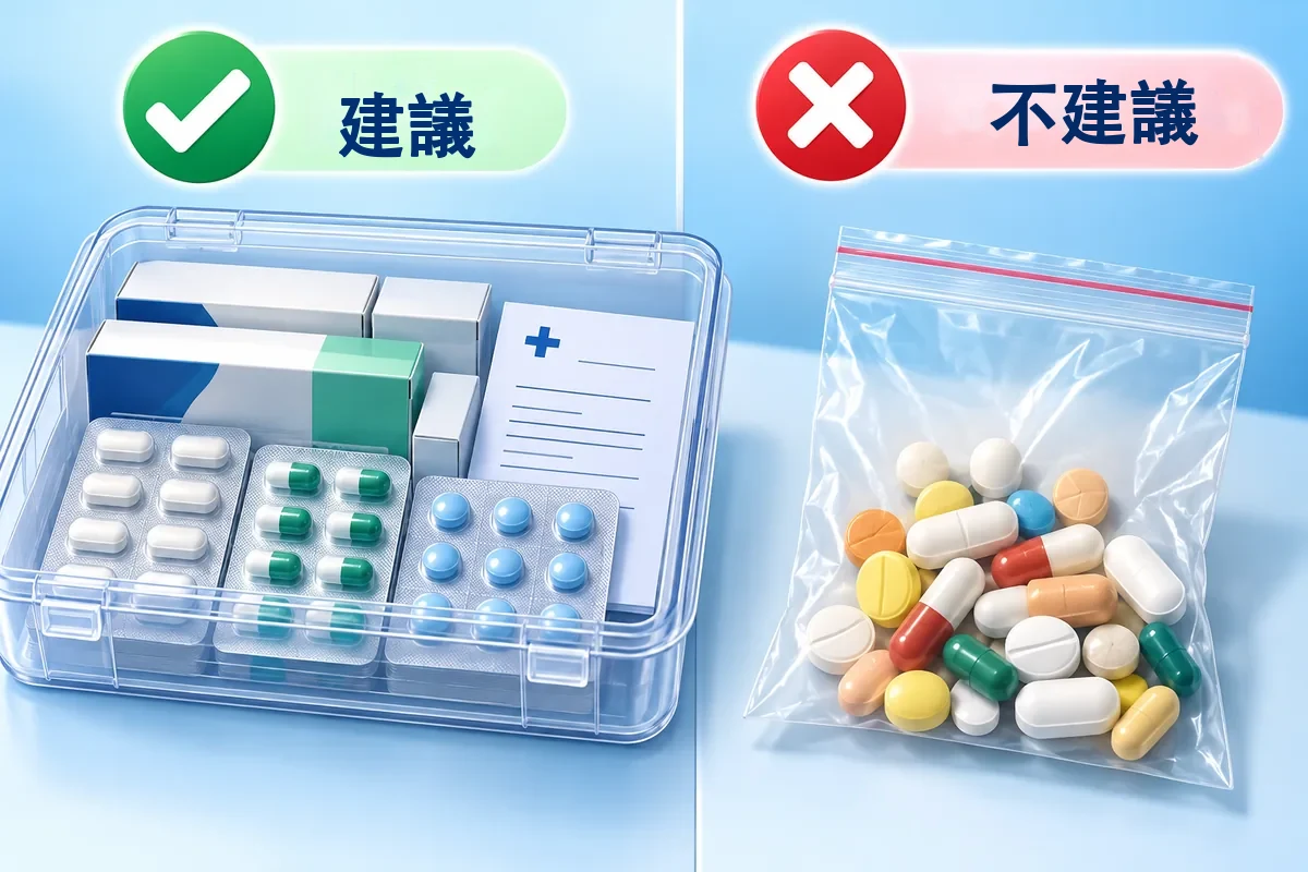 正確寄藥品到美國:保留原盒、標籤並附上處方箋
